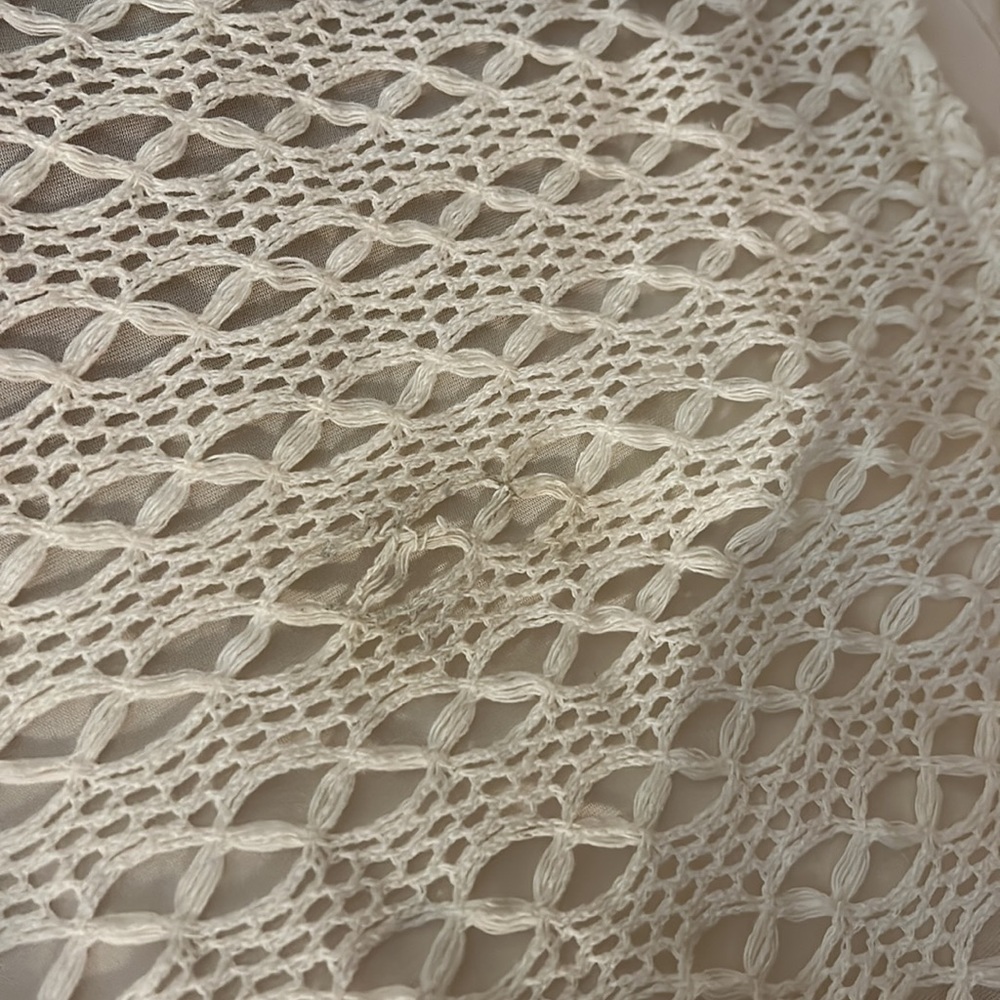 Zara - Linen crochet style midi dress - Picture 4 of 4